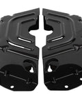 Heavy Duty 2 Spindle Pulley Guard Cover For 42 And 46 Inch Deck Mowers, metal shield to replace 783-06424A, shown from top view