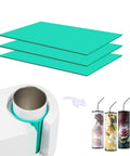Three Thickness Silicone Mug Wraps for Sublimation and Heat Pressing, Fits Cricut Mug Press and Most Mugs, shown with examples