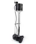 Pedestal Sump Pump With Top Mounted Float Switch, Handles 3/8 Inch Solids, 1-1/2 Inch FNPT Discharge, 115V Capacitor Motor