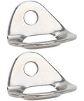 Two Pack 316 Stainless Steel Anchor Plates For Rock Climbing 25KN Load Capacity With M10 Hole Lightweight And Packable