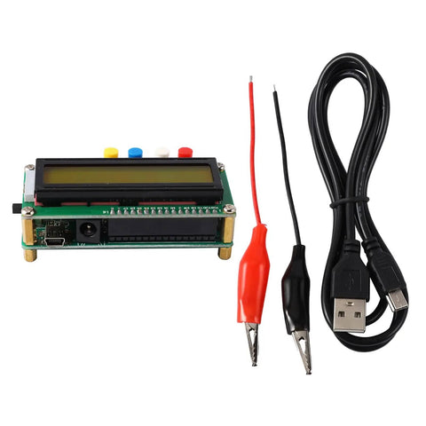 High Precision Digital Inductance Capacitance Meter And Multimeter with probes and USB cable for lab measurements