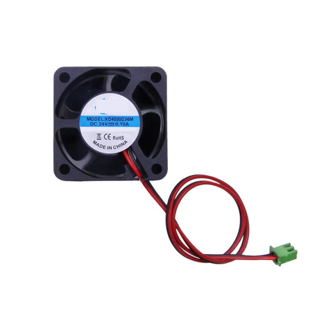 Three Fan Setup For Sidewinder X3 Plus Pro 2510/4020 Blower Fans Backup Cooling Kit, Quiet Fast Airflow Upgrade, High Temp Tolerant, Easy Install, 3D Printer Enhancement For Reliable Silent Cooling. 40mm 24V blower fan with red wire and green connector