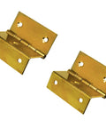 Heavy Duty Unfinished Metal Piano Bench Hinges Set Of Two With Zero Sweat Setup And Hella Tough Build Featuring Five Screw Hole Mounting