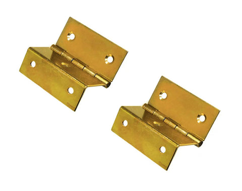 Heavy Duty Unfinished Metal Piano Bench Hinges Set Of Two With Zero Sweat Setup And Hella Tough Build Featuring Five Screw Hole Mounting