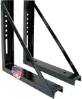 Heavy Duty Welded Black Structural Steel Mounting Brackets For Underbody Truck Tool Box Set Of 2 18 x 18