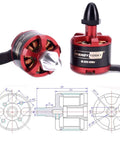 2212 920KV Brushless Motors CW CCW For F330 F450 F550 S500 S550 X525 DJI Phantom Quadcopters, close-up view, 4 pack