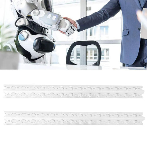 Kickstart Your Epic Robot Build With These Slick 2 Pcs Durable Aluminum Square Beams Featuring Top Shelf 7005 Alloy For Super Strong Stability And Rock Solid Structure That Totally Slays Any Heavy Duty DIY Robotics Project Out There Today! 2 aluminum square beams with 8mm hole centers