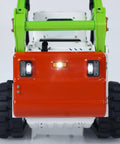 Badass Hella Smooth Large Scale RC Hydraulic Skid Steer Loader Ready To Run Remote Control Crawler Truck rear view with lights
