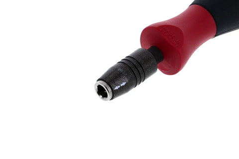 SoftFinish CentroFix Pro Grade Bit Holder With Magnetic Quick Release Holds Power Bits, Cushioned Ergonomic Grip visible