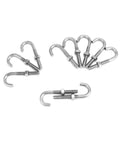 High Strength Steel J Bolt Five Sixteenth Inch Diameter By Three Inch Length With Nut Ten Pack Partial Thread Light Duty Anchor