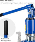 Heavy Duty 5 Ton Hydraulic Gear Puller Kit With Adjustable Jaw Bearing Separator For Hub Removal Portable Alloy Steel Tool, rubber handle