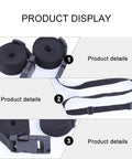 2 Pack Cargo Lashing Straps With Quick Release Buckles For Camping Gear And Luggage Securing, Heavy Duty Nylon Tie Down Straps