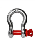 Beefy Heavy Duty Alloy Steel Bow Shackle 55 Ton WLL With 220 Ton Break Strength And 485,016 Lbs Max Extra Large Tow Shackle