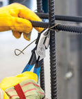 Heavy Duty 9 Inch Ironworker Pliers For Rebar ACSR Screws Nails And Hardened Wire, High Leverage Side Cutters, spring-loaded in use