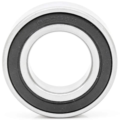 Pro Grade 6006 2Rs Deep Groove Ball Bearings 100 Pack 30Mm X 55Mm X 13Mm Double Rubber Sealed C3 Clearance front view showing smooth metal finish.