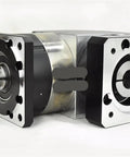 Premium Right Angle Planetary Gearbox Reducer For 80Mm Ac Servo Motor Running A Beefy 90 Degree Drivetrain With A Rock Solid 19Mm Input Shaft And Sweet Deal 15 1 To 100 1 Ratio, showcasing input shaft and gear casing.
