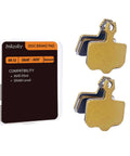 Front And Rear Brake Pads With BR32 Steel Backplate For Rad City 5 Plus RadRover 6 Plus Lectric XP Trike 3.0 And 4 product image