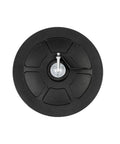 Back view of Indoor Acrylic Convex Mirror 18 Inch Round with mounting bracket and 160 Degree Wide Angle For Maximum Visibility And Safety