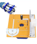 Rock Solid Adjustable Electric Router Lift System With Inverted Lifting Base For Router Tables with precision controls and sturdy build.