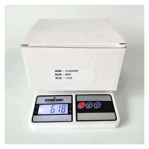 Get Your 6 Inch Mesh Sanding Discs With Hook Loop Backing For Car Bodywork, Dust Free Anti Clogging Grit Paper To Smooth Paint Fast And Easy on a kitchen scale.