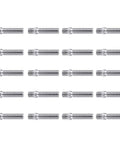 Heavy Duty Extended Wheel Stud Conversion Kit 20 Pcs 50mm 12x1.5 To 12x1.5 Screw Adapter In High Strength Steel For Smooth Ride And Serious Drifting Fits Late 90s And Early 2008 Models Perfect For Car Mods, 20 studs laid out