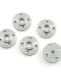 Universal Servo Horn Aluminum Alloy 25T Disc for Robot Claw RC Car and Helicopter Servos MG945 MG995 MG996, set of 5