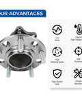 Rear Wheel Bearing And Hub Assembly For Your Ride 5 Lug With ABS Fits 2007 2016 Jeep Compass Dodge Caliber with benefits