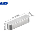 Five Pack Round Ended Feather Keys 6x6x25mm Stainless Steel Shaft Key Stock For Fasteners And Mechanical Projects Pro Grade Durable Rust Proof Drive Key Set Ideal For Precision Fits And Heavy Duty Use, showing one key with dimensions.