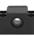 Heavy Duty Carbon Steel Ballscrew End Support for SFU1605 SFU1204 CNC Router, front view with bearing and lock nut