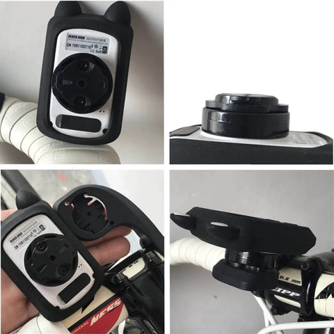 Replacement Back Cover Swivel Bracket Kit for Edge 500 530 1050 Bike Computer GPS Mount Adapter on bicycle handlebar