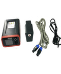 Powerful 1500W Car Dent Repair Kit With Dent Puller For Aluminum Panels, tools and cables on white background