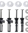 4 Pack Universal Toilet Seat Replacement Bolts And Screws, Rust Resistant Toilet Cover Fixing Accessories, stainless steel kit