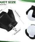 Three Prong Golf Ball Retriever Tool For Putter And Golf Clubs Universal Fit Fits Most Putters Easy Screw In Grabber Attachment