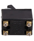 Beefy Replacement Push Button Trigger Switch For Angle Grinders, AC 250V 5A Power Tools, black plastic and metal terminals