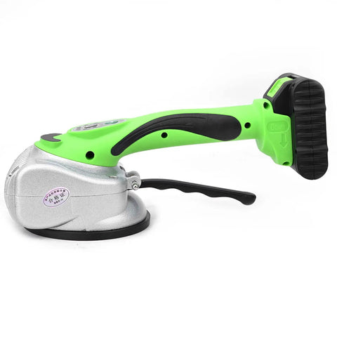 Side view of 16.8V Tile Vibrator Portable Ceramic Tile Cutter And Leveling Machine With Kickass Suction Cups, Handheld Tile Leveling Tool