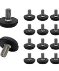12 Pack 5/16 18 Thread Stainless Steel Furniture Leveling Feet Adjustable Leg Levelers Heavy Duty Rust Proof Glides