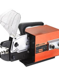 Heavy Duty Electric Crimping Machine For Wiring Fast Automatic Terminal Presser Tool With Zero Sweat Cold Forming Action, close-up view.