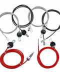 Hella Tough Steel Wire Cable Replacement For Home Gym Pulley Rigs, 5mm thick, includes various lengths and colors, easy installation.