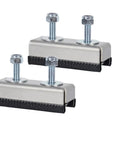 Heavy Duty Roof Rack Mounting Brackets 2 Pack For RV Roof Rails And Solar Panels with durable stainless steel clamps