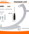 Package contents of Throttle Linkage Kit For Predator 79cc 3hp OHV Engine And Lifan 154F Replacement Throttle Control Mounting Bracket