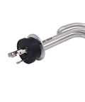 Close-up of 240V 5500W Stainless Steel Immersion Water Heater With Tri Clamp Ripple Heating Element and L6-30 plug