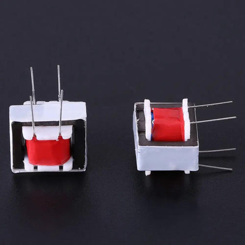 Ten Pack 600 Ohm 1 To 1 Isolation Transformers For Audio Applications, EI14 Core, Stable Lead-Free Components in black background