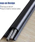 Cord Cover Aluminum Alloy Cable Raceway Kit, Self Adhesive Wire Concealer For Walls And Floors Keeps Cords Neat, 10m Length, 4cm Wide