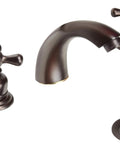 Magellan Mini Widespread Lavatory Faucet With Retail Pop Up In Oil Rubbed Bronze Deck Mounted 4 To 8 Inch Spread