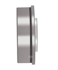 XiKe flanged ball bearing, stainless steel, 3/4 in ID x 1-3/8 in OD, side view