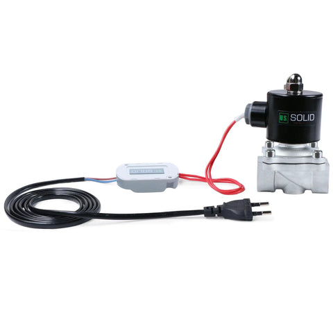 Super Slick Smart Wifi Solenoid Valve 1/4 Inch Stainless Steel App Controlled Remote Access 110 Volt Normally Closed FKM Seal Manual Override Schedule Timer Hella Reliable No Sweat Setup Works Like A Charm For Plumbing And Garden Automation