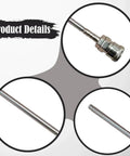 Heavy Duty Reciprocating Linear Actuator Extension Rod Built Tough As Nails For Industrial Machinery C Type M6 Thread close-up details