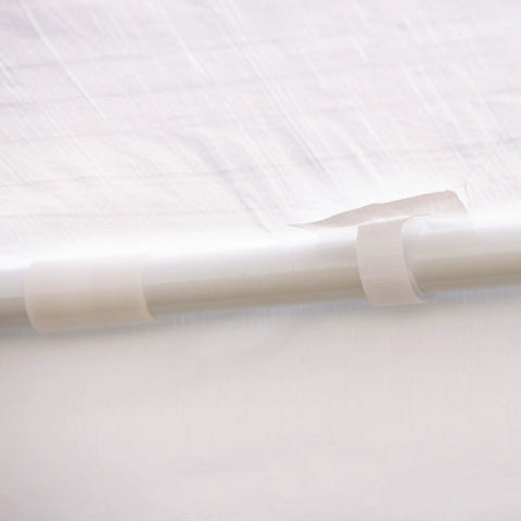 Close-up of fastening on 10x20 Outdoor Party Tent With Removable Sidewalls, White Wedding Canopy And Gazebo For Events, Parties, BBQs, Fairs