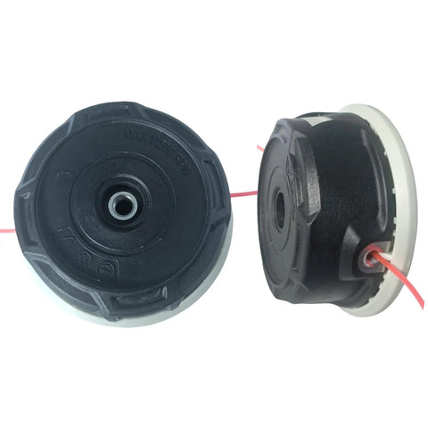 2 Pack AutoCut 27 2 25 2 Weed Eater Trimmer Head Replacement For FS Series Trimmers Bump Head 10mm x 1.0 LHF Bolt Adapter Double Line C27-2