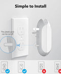 Installation guide for Six In One Outlet Extender With Three USB Ports And Three Grounded Outlets, Dusk To Dawn Night Light, Surge Protector